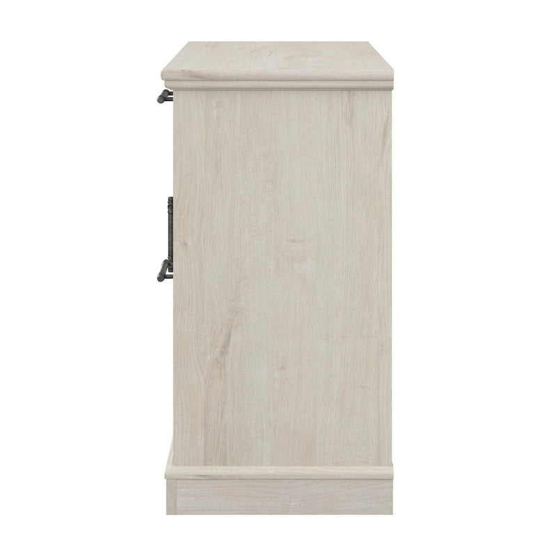 Seitlicher Aktenschrank mit 2 Schubladen und Regalböden