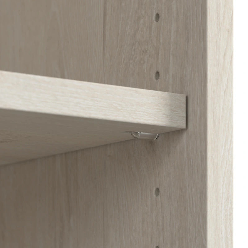 Seitlicher Aktenschrank mit 2 Schubladen und Regalböden