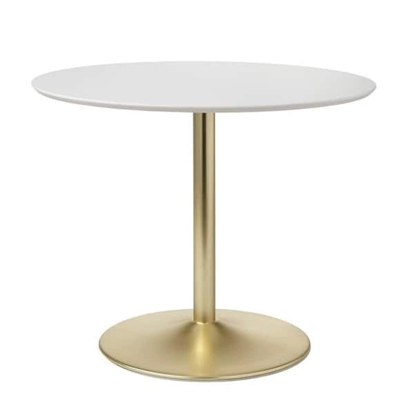 Table à manger ronde avec piètement en métal – Plusieurs finitions disponibles