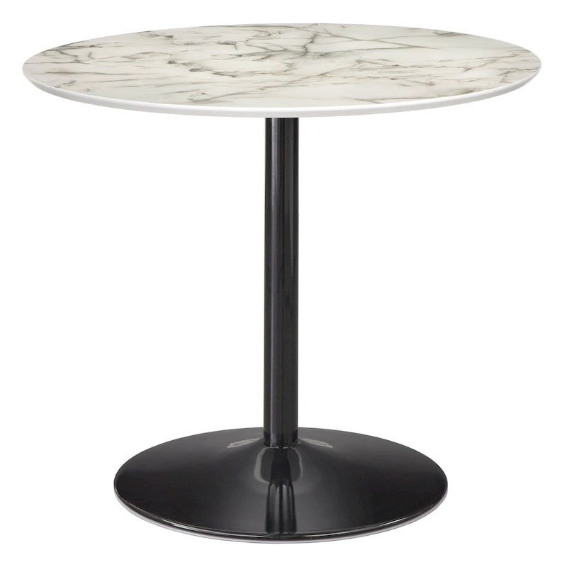 Table à manger ronde avec piètement en métal – Plusieurs finitions disponibles