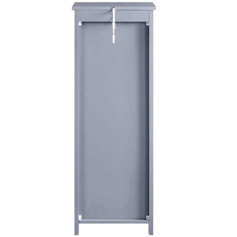 Slim Bathroom Floor Cabinet with 4 Drawers and Storage