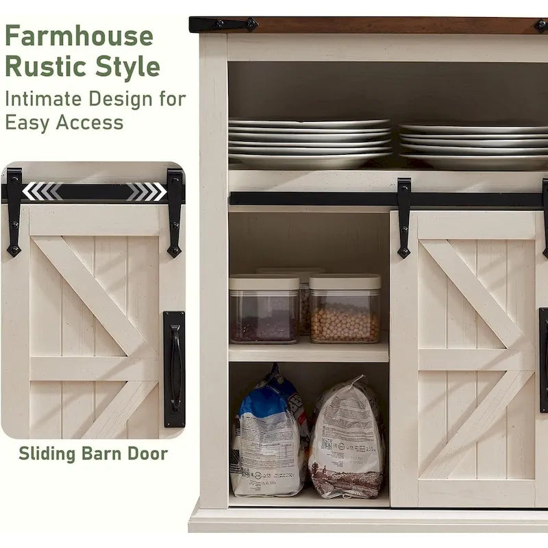 Farmhouse Bathroom Floor Cabinet Small Storage Cabinet for Bathroom