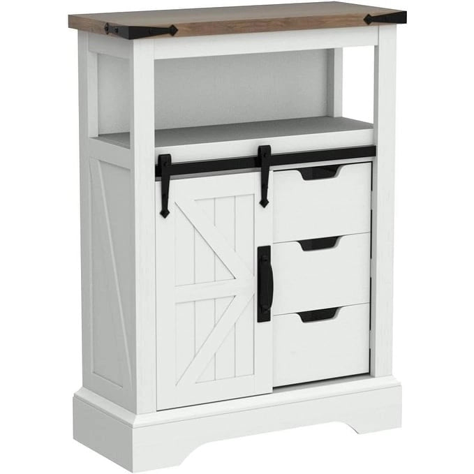 Farmhouse Bathroom Floor Cabinet Small Storage Cabinet for Bathroom