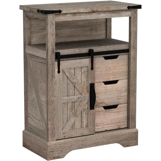 Farmhouse Bathroom Floor Cabinet Small Storage Cabinet for Bathroom