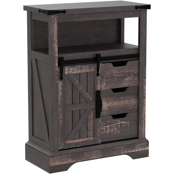 Farmhouse Bathroom Floor Cabinet Small Storage Cabinet for Bathroom